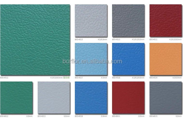 New Indoor Outdoor Sports Vinyl Flooring for Pickleball Courts Flooring