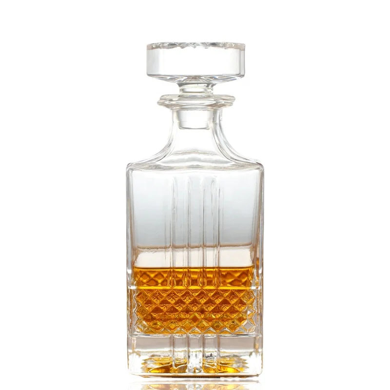 2022 Newest Father Boy Friend Gift Handmade Crystal Luxury Glass Whiskey And Water Decanter
