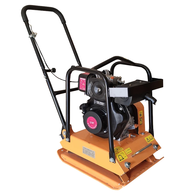 6.5hp tamper rammer vibration 100plate compactor   diesel  reversible plate compactor 	 120 kg vibrating plate compactor
