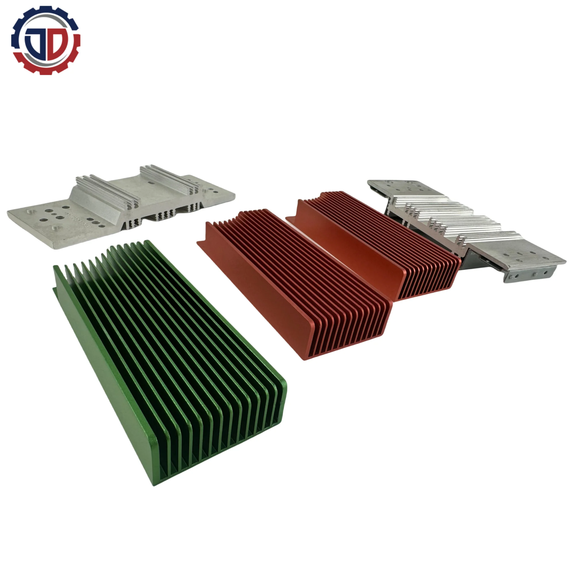 Custom Heat Sink Aluminum Heatsink Anodizing Rectangle Aluminum Pin Fin Led Bar Heatsink
