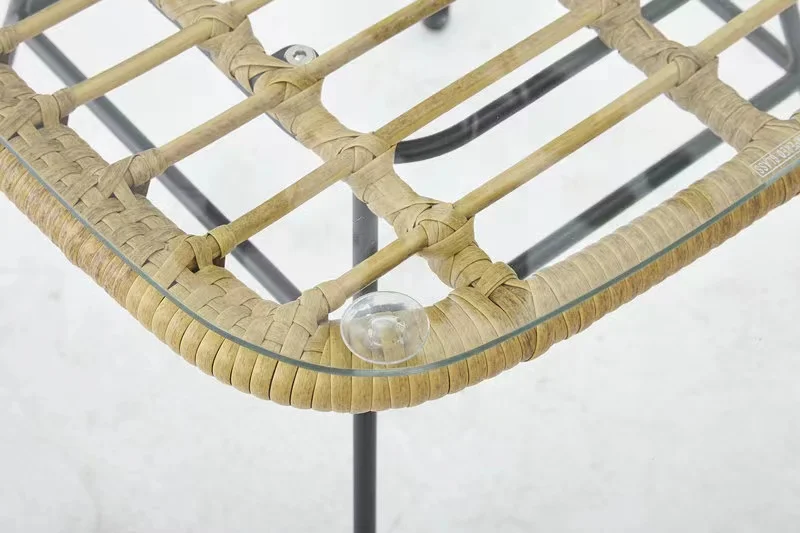 Luxury Garden Furniture Rattan Outdoor Patio Sun Loungers Steel Side Outdoor Sunbed For Pool