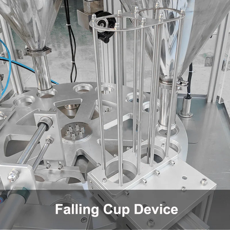 Automatic blanking nespresso k cup making machine coffee capsules filling packing machine