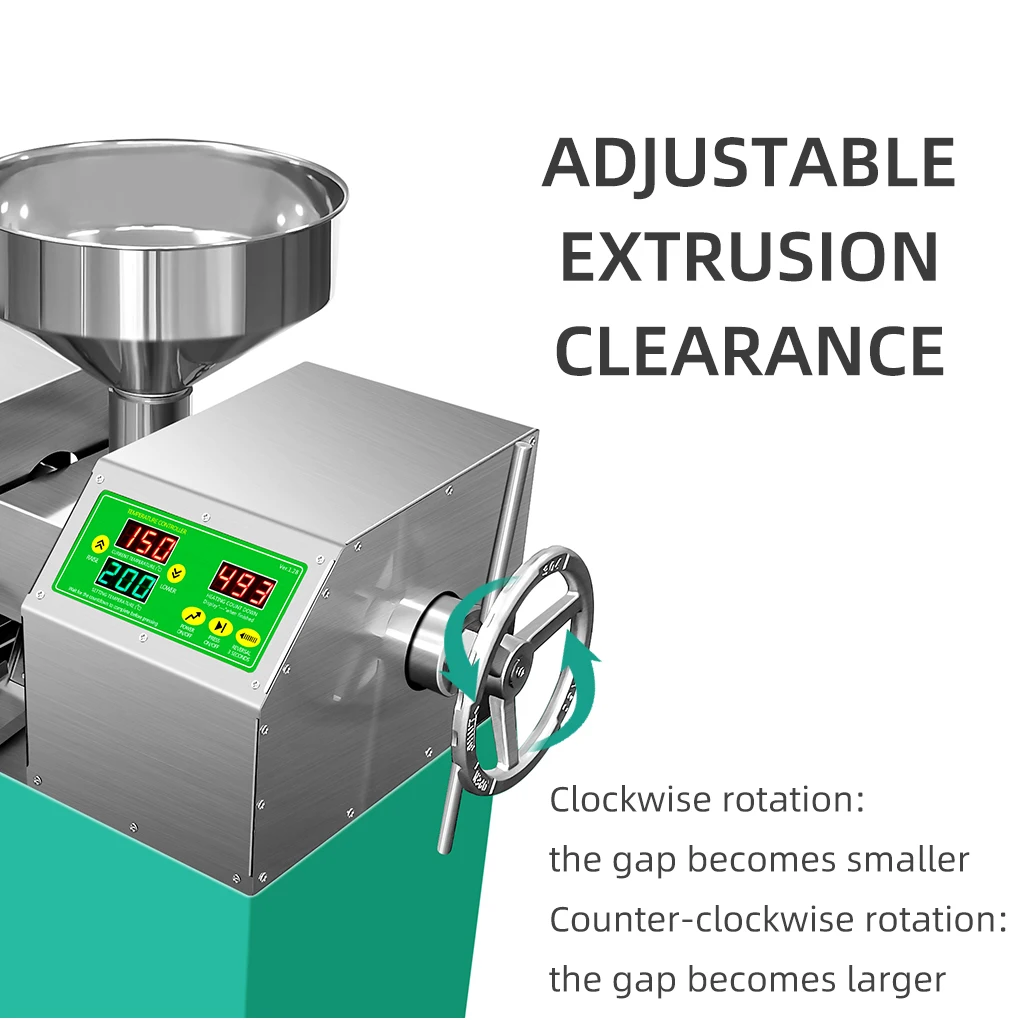 Home Commercial Use Oil Press Machine Vegetable Seeds Sunflower Oil Extractor Automatic Machine New Product 2020 Provided 40