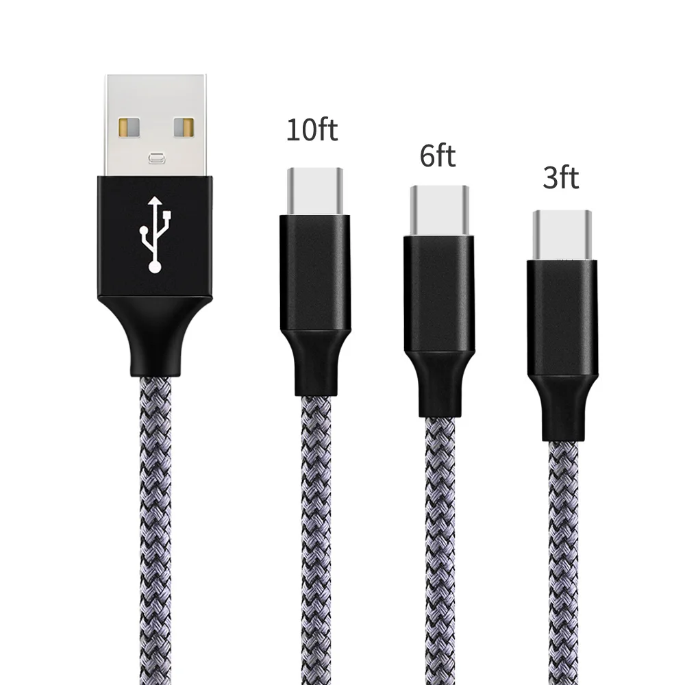 
2020 новейший дизайн, оптовая продажа, аксессуары для телефонов, usb-кабель type-c для передачи данных, нейлоновый плетеный кабель для передачи данных, usb-кабель для быстрой зарядки 