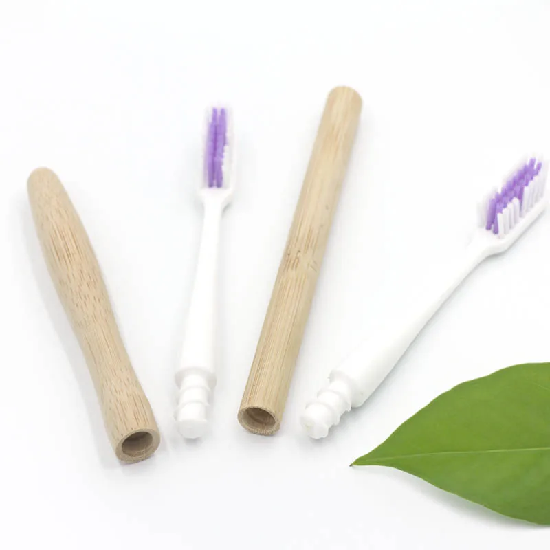 Recycled Clean Eco-Friendly Toothbrush Replacement Bamboo Toothbrush Heads Biodegradable Toothbrush Head