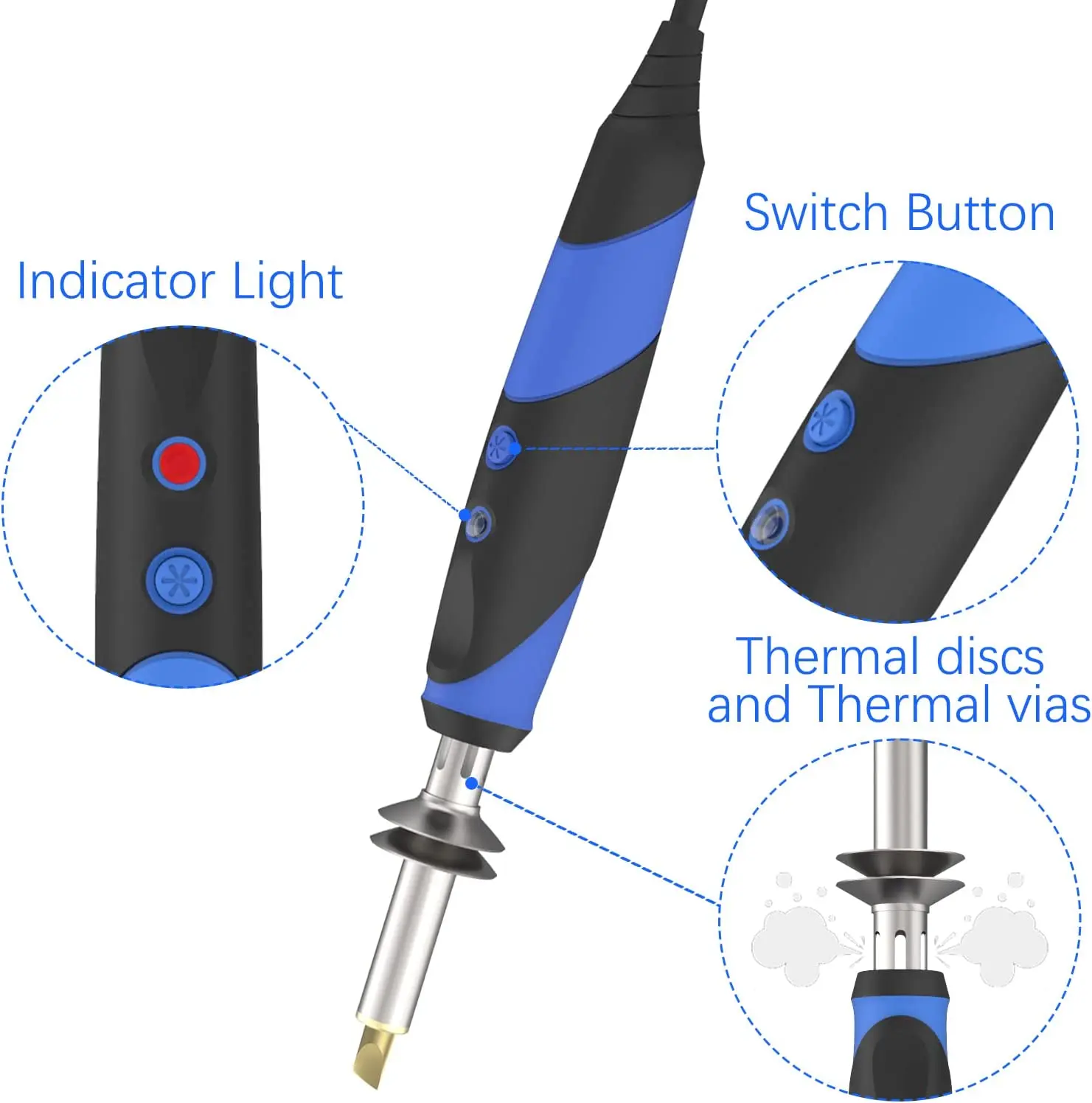 72 pcs Wood Burning Kit Professional Pyrography Wood Burning Tool  Wood Burner Kit with Accessories for Embossing Carving DIY