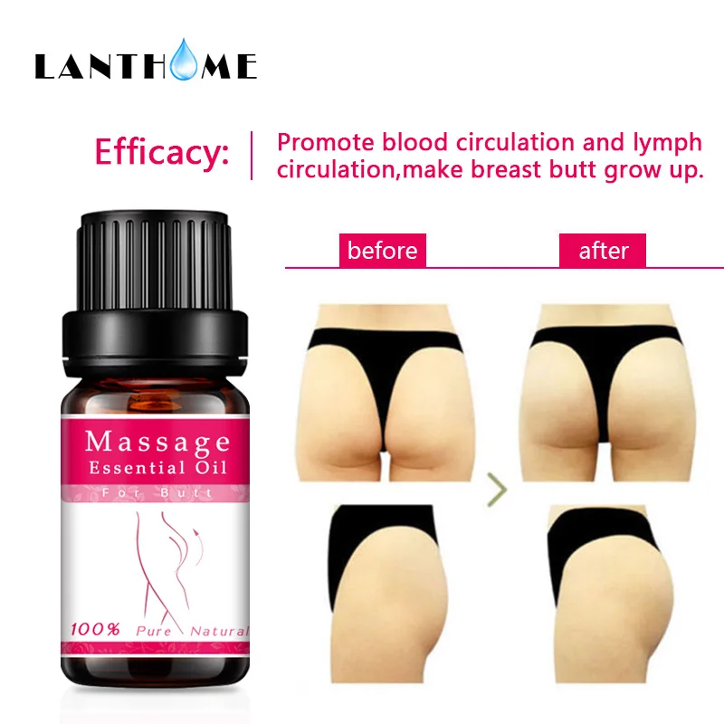 Wholesale Hip And Butt Essential Oil Promote Blood Circulation Hip Development Butt Enlargement Massage Oil10ml
