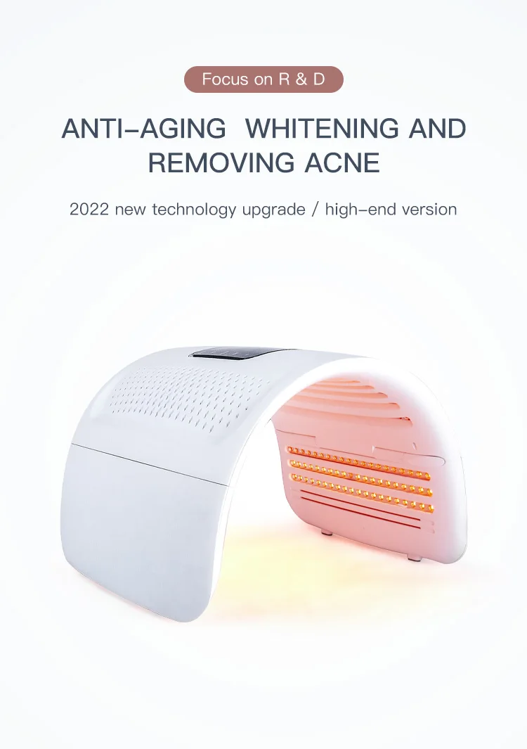 BOWKET LED Facial Skin Care Light Therapy Machine Home Use PDT Machine for Salon Spa Beauty Equipment for Facial Use