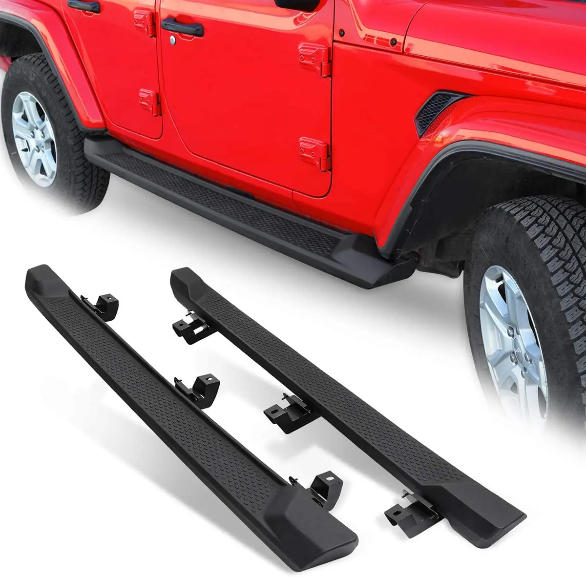 Good Quality Body Parts Car Offroad Auto Accessories 4 Door Side Step For Jeep Wrangler JL