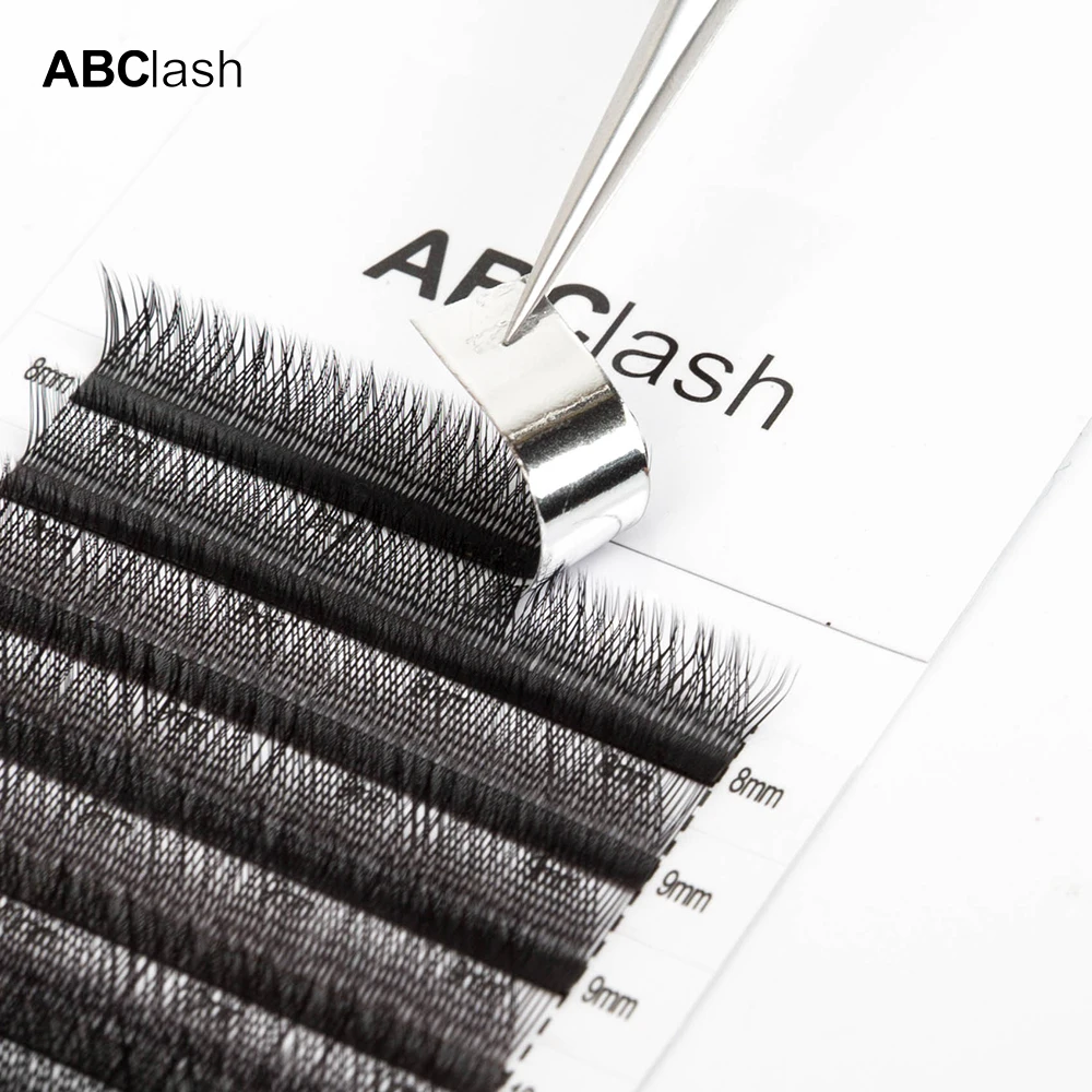 Hand made Korea PBT Fiber C Curl 0.07mm eyelash extension yy shape lashes