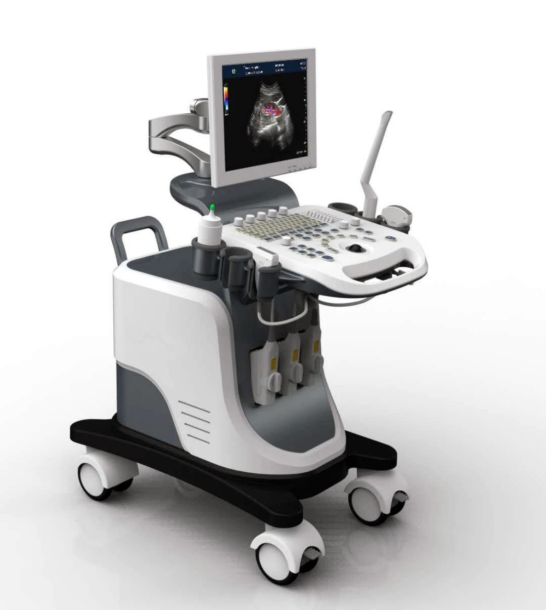 Medsinglong  New Medical Ultrasound machine Color Doppler Diagnostic Trolley Ultrasound Machine