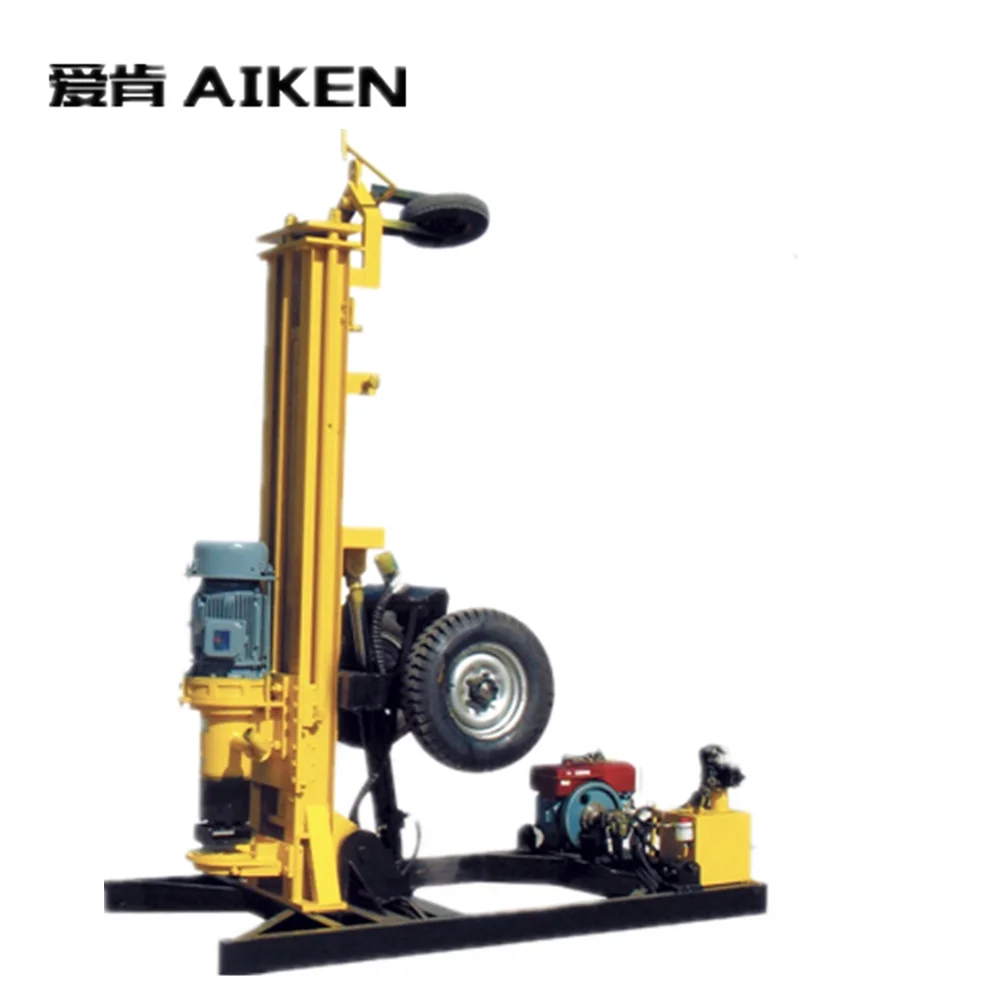 KQZ200D Portable Electric Cheap Price Water Well Drilling Rig Machine For Sale 200M Depth For Sale