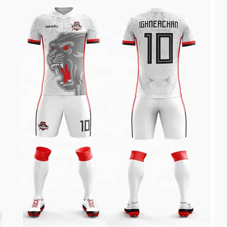 Custom Made Best Selling Sportswear Soccer Jersey Uniform Kits