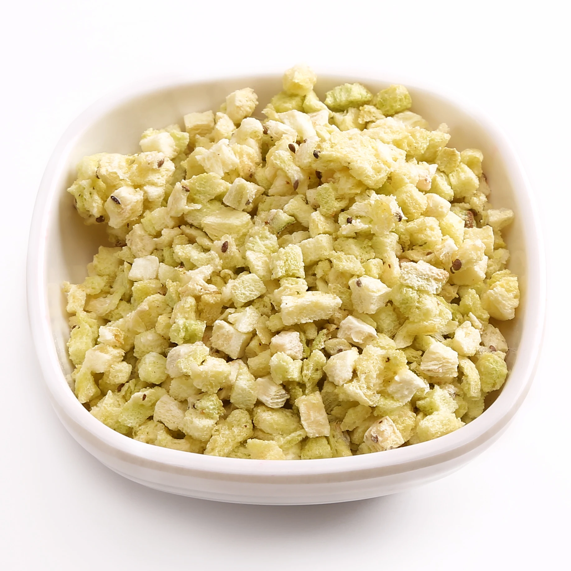 Guoyue Wholesale High Quality Sublimated Kiwi Dice lyophilized Fruit Powder Ingredients Freeze Dried Kiwi Fruit Slice