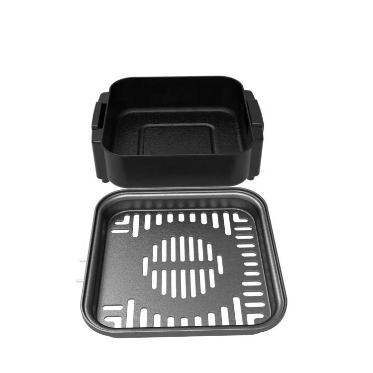 Smokeless Barbecue Grill Cast Iron Electric BBQ Grill Mini Griddle Pan Electric Grill Pan plate