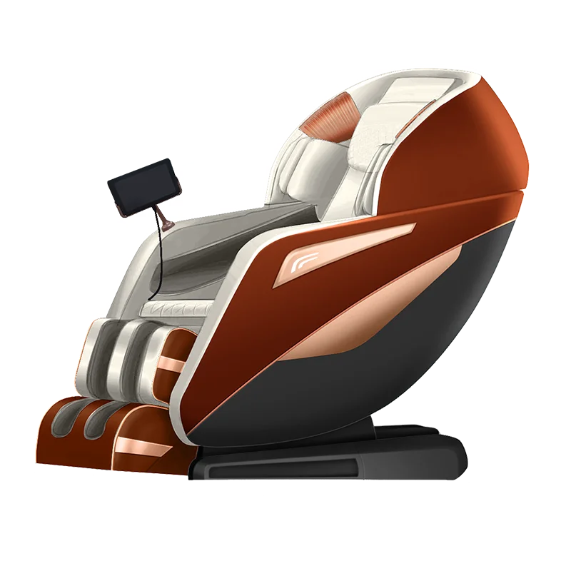 2022 Factory Wholesale Fauteuil 4d Luxury Massagesessel Sl Track Recliner Zero Gravity Deluxe Full Leather Rocking Massage Chair