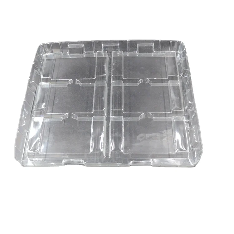 Wholesale Custom Wax Melt Clamshell Packing Tray Black Industrial Blister