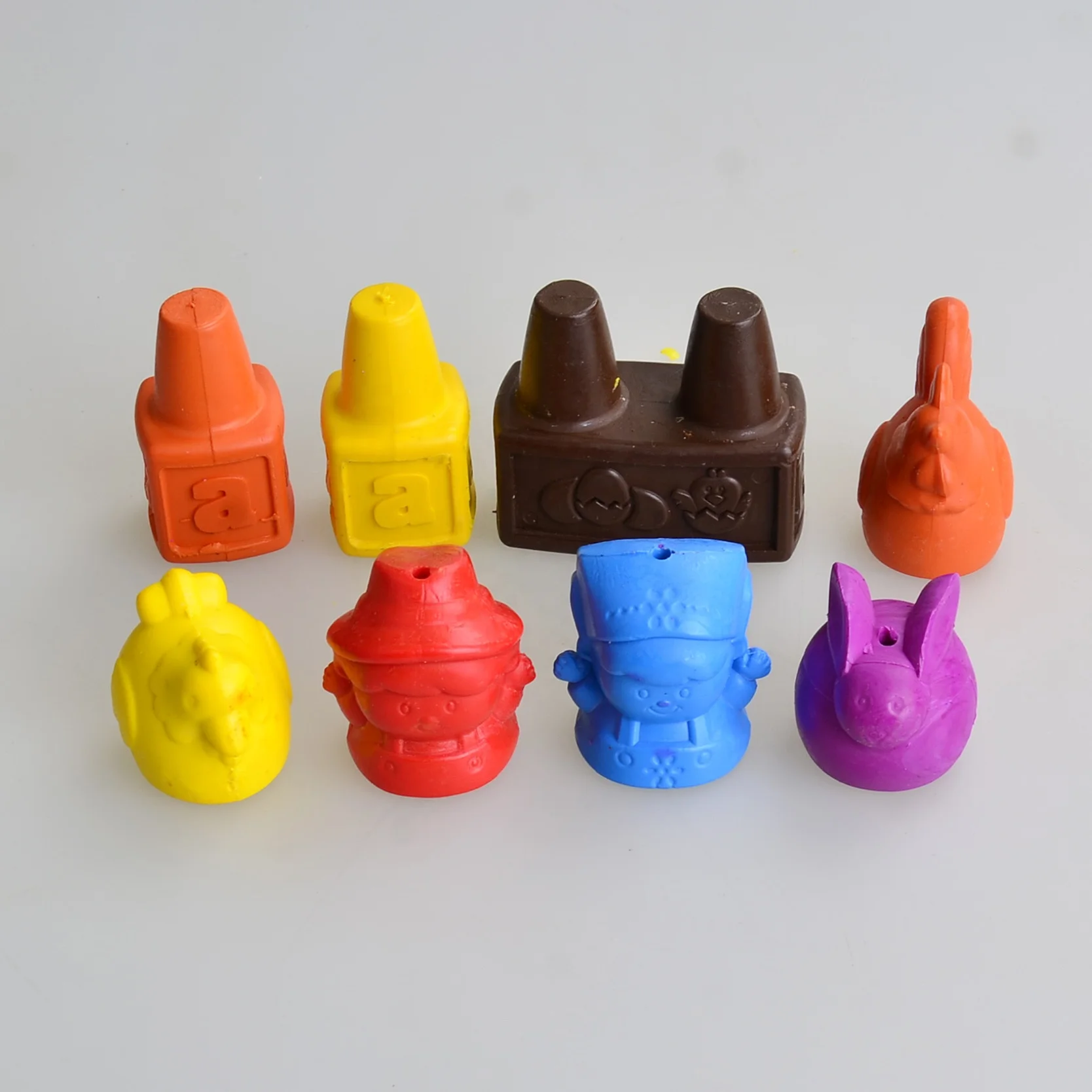 6 шт., детские пластиковые мелки в форме яйца