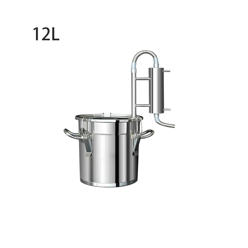 12L household small stainless steel distiller all kinds of flower essential oil distiller distilled water machine