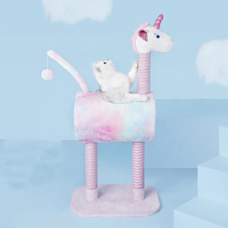 Modern Pet Cat Tree Cat Playing Relaxing Climbing Cat Tree Condo House Tower Scratcher