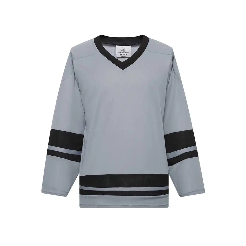 wholesale cheap blank plain youth team practice hockey jersey
