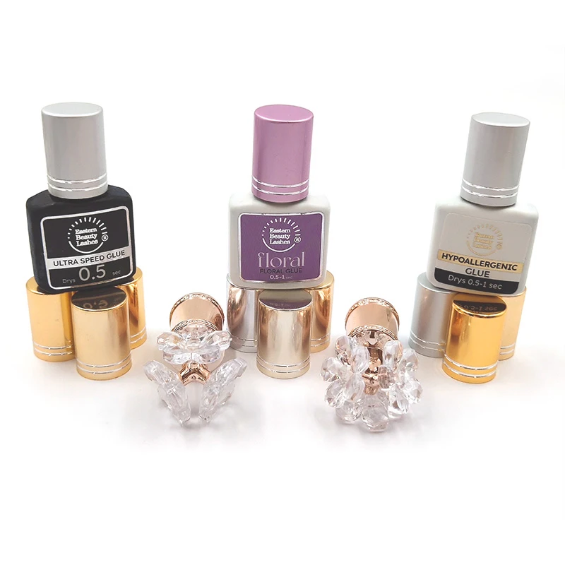 Professinal Sensitive Fast Dry Time High Temperature And Low Humidity Black Clear Eyelash Extensions Glue