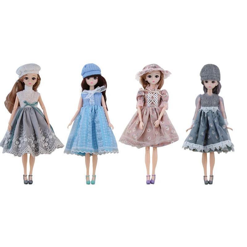 Chinese factory plastic toy gift for girls doll simulation dolls gril toys make up Princess dream