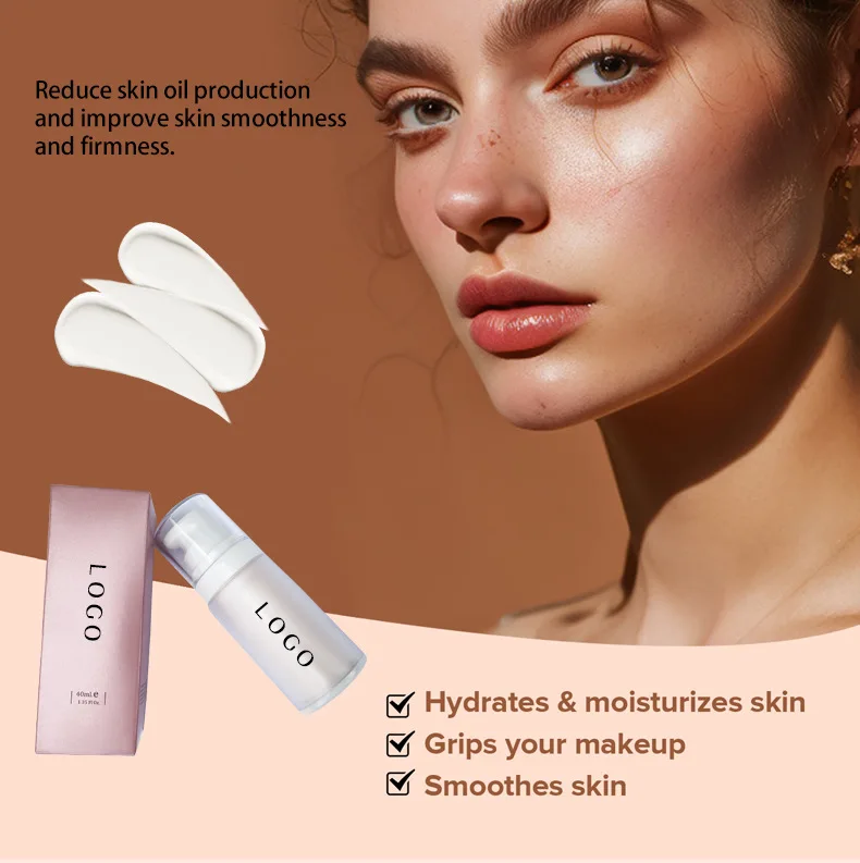 40ml makeup Face Primer Pore Minimizer Custom Face Base Foundation Private Label Invisible Pore Moisturizing Matte Makeup Prmer
