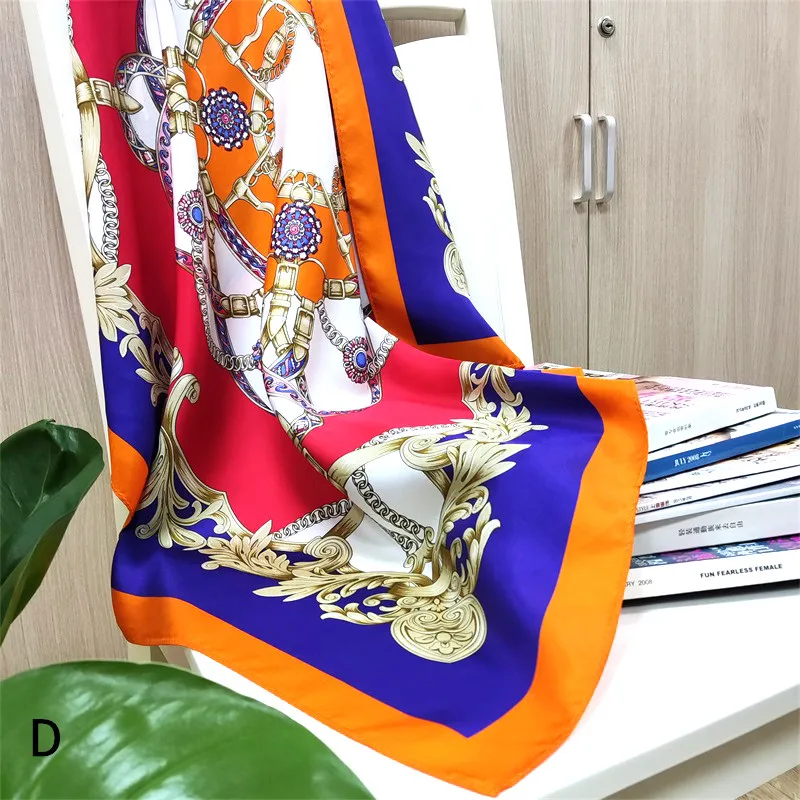 Wholesale Neckerchief Shawl Scarf Ladies Custom Luxury Designer Hijab Women Scarfs