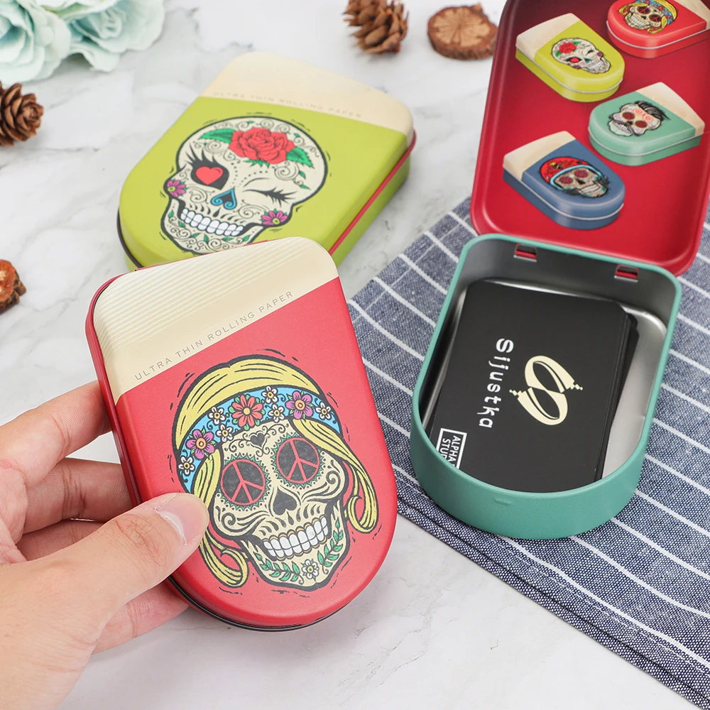 Customized playing cards metal tin box for present