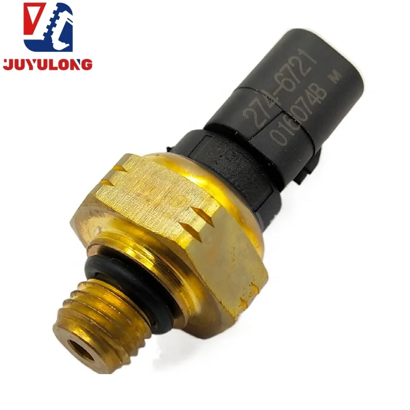 JUYULONG for Caterpillar E320 323D D2 excavator oil pressure sensor C6.4 engine fuel sensor 274-6721construction machinery parts