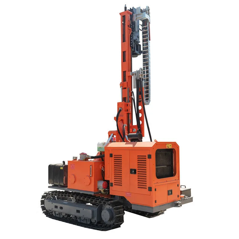 Hydraulic Screw Pile Driver Vibrating Post Driver For Guardrail Piling