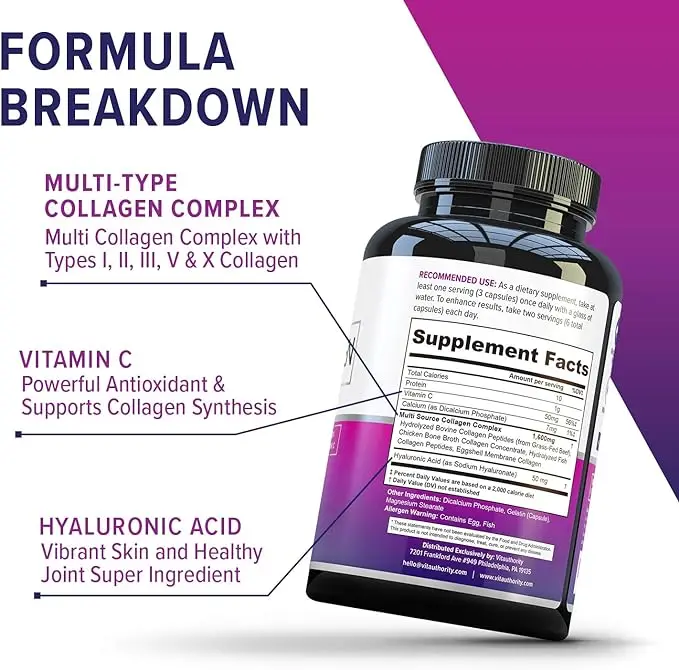 Women Anti Aging Multivitamin Collagen Capsule  Beauty Products Vitamin C Collagen Capsules Skin Whitening Capsules