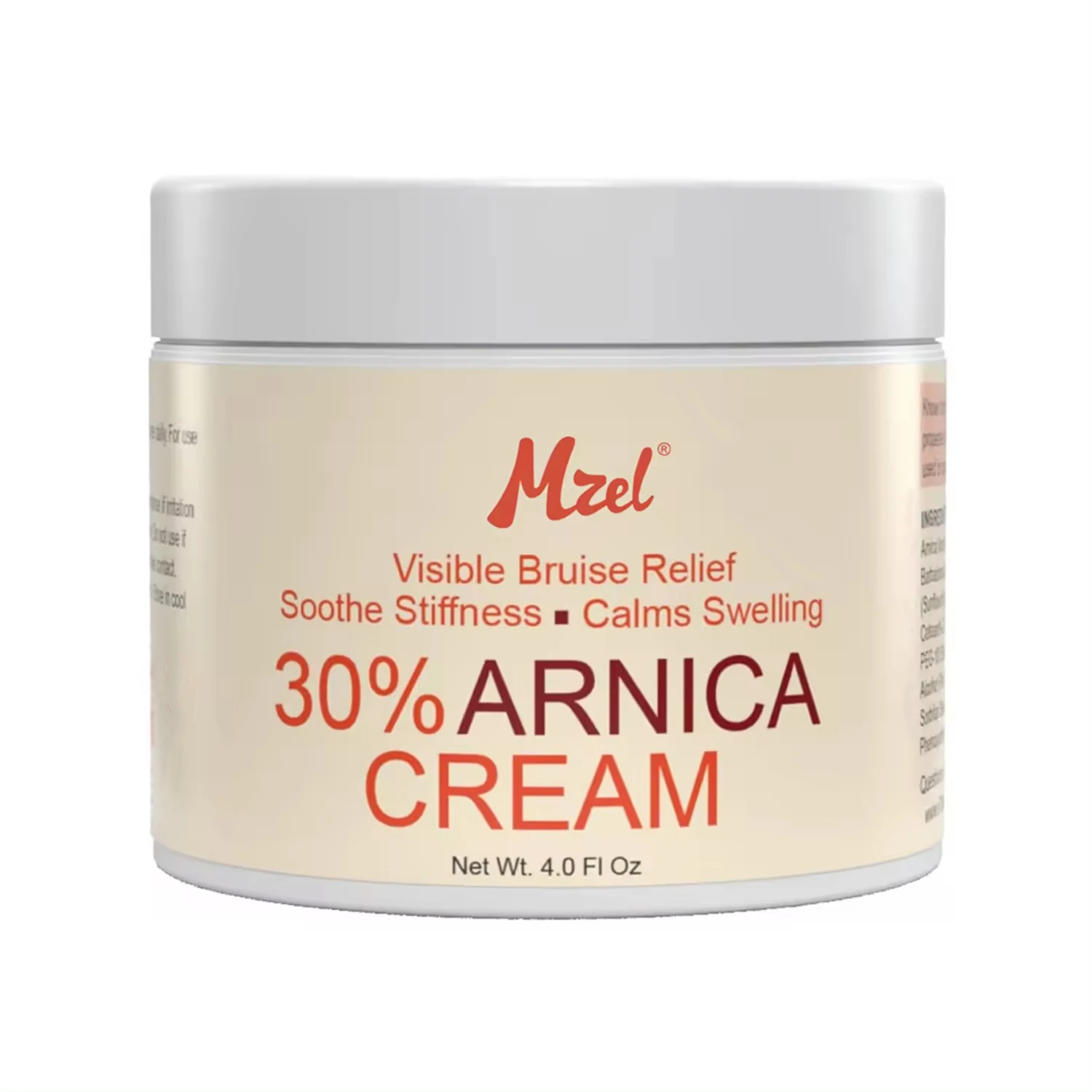 Private Label Arnica Massage Cream for Anti Bruise Relief, Soothes Stiffness, Calms Swelling Advanced Formula