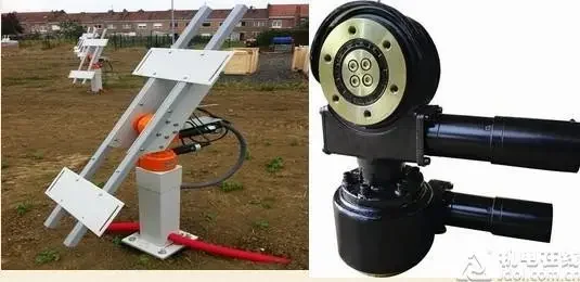 Dual Axis Slew drive SDE3 With Motor For Solar tracking system