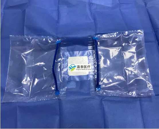 CE & ISO 13485 EO Стерильная одноразовая офтальмологическая драпировка с коллекционным мешочком для глаз