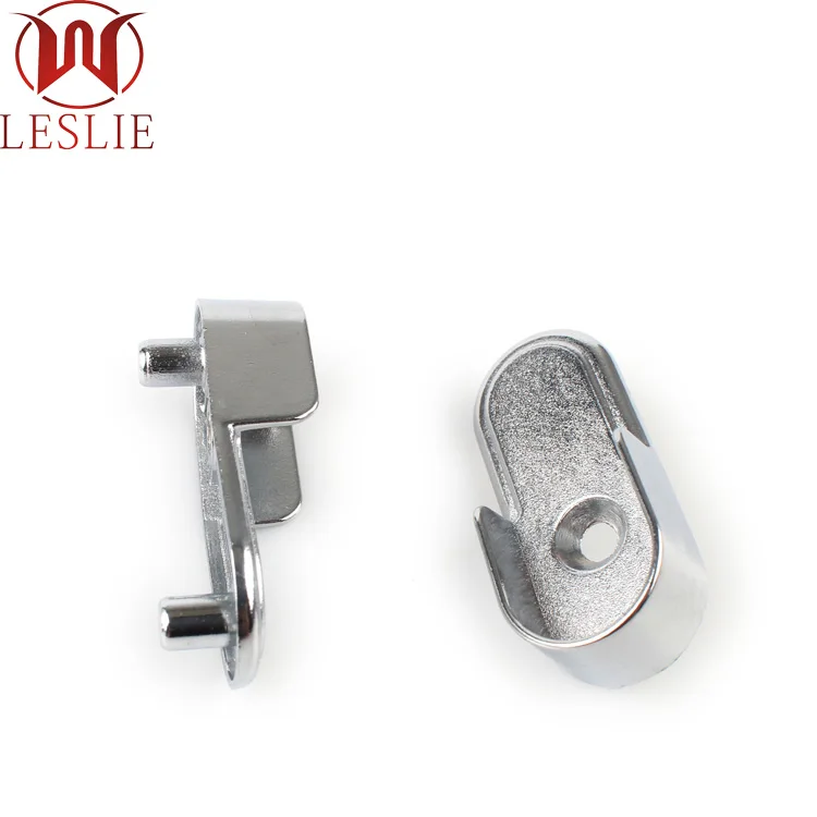 5mm Pins bracket Tube Holder Single Hole Two Dowel Wardrobe Tube End Support Zinc Alloy,zinc Alloy Wardrobe Hardware