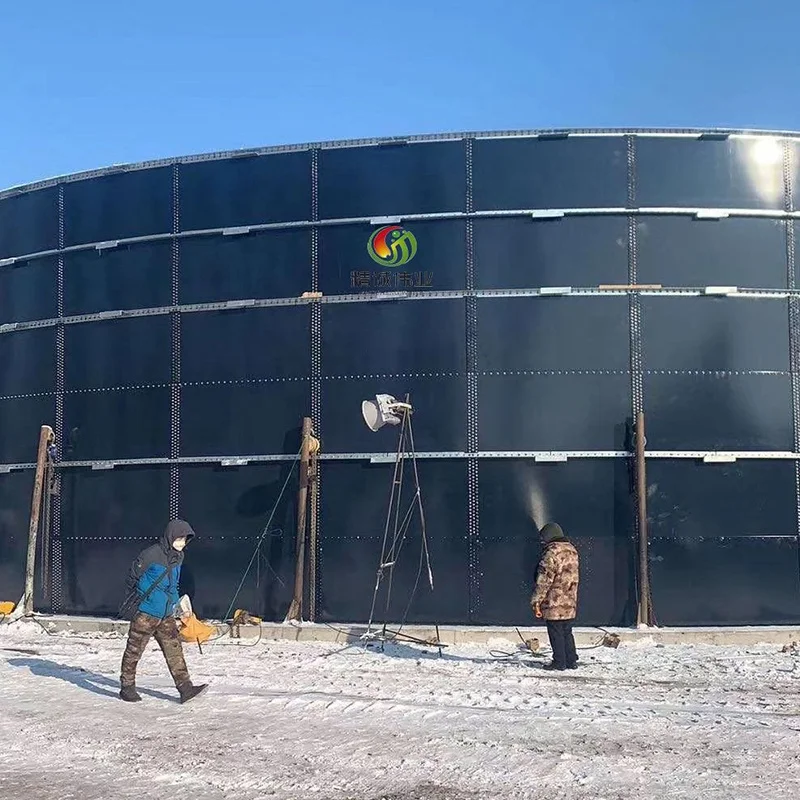 High quality glass fused bolted anaerobic reactor for biogas project