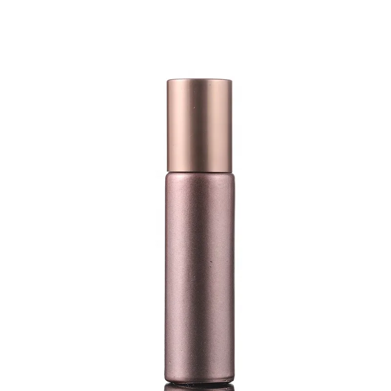 Clear Roll on Bottles 10ml Roller Bottles with Aluminum Cap Stainless Steel Roller Balls for Essential Oil