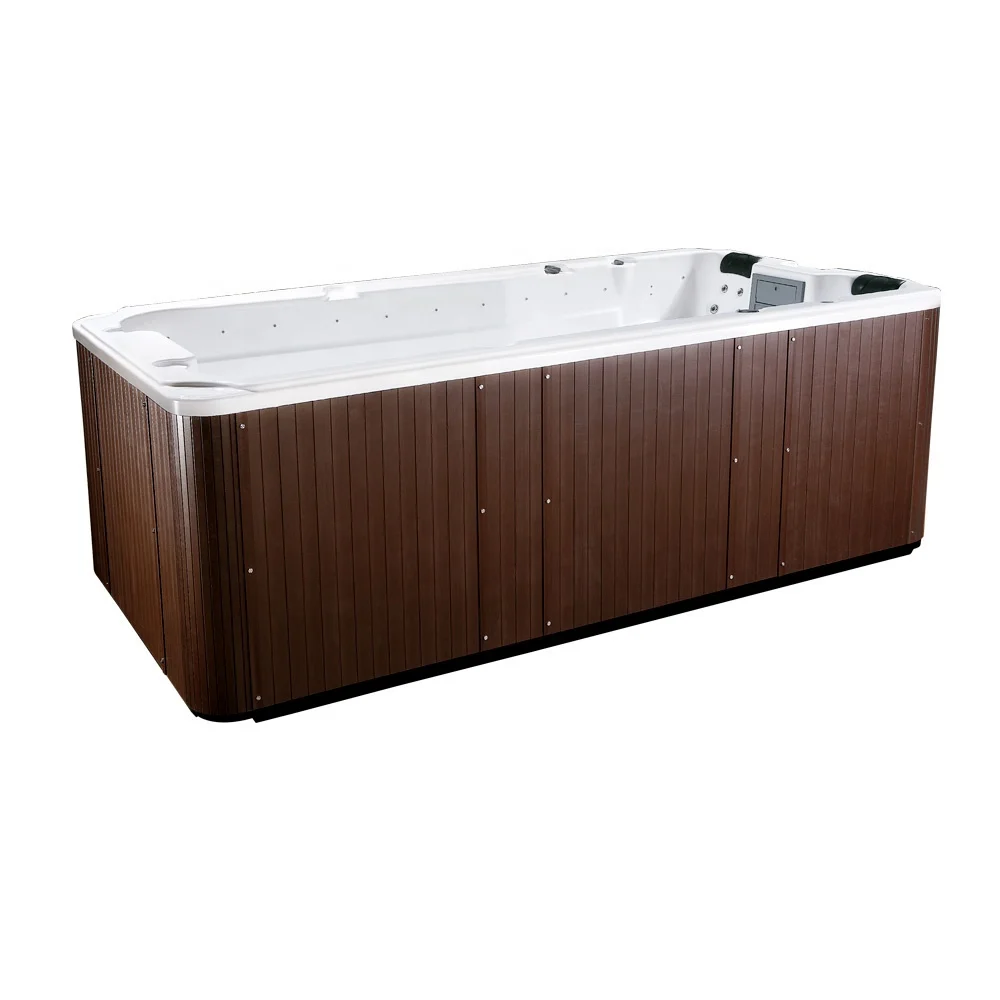 Self cleaning Hydro massage 4 Meters Swim Spa with Exercise Equipment