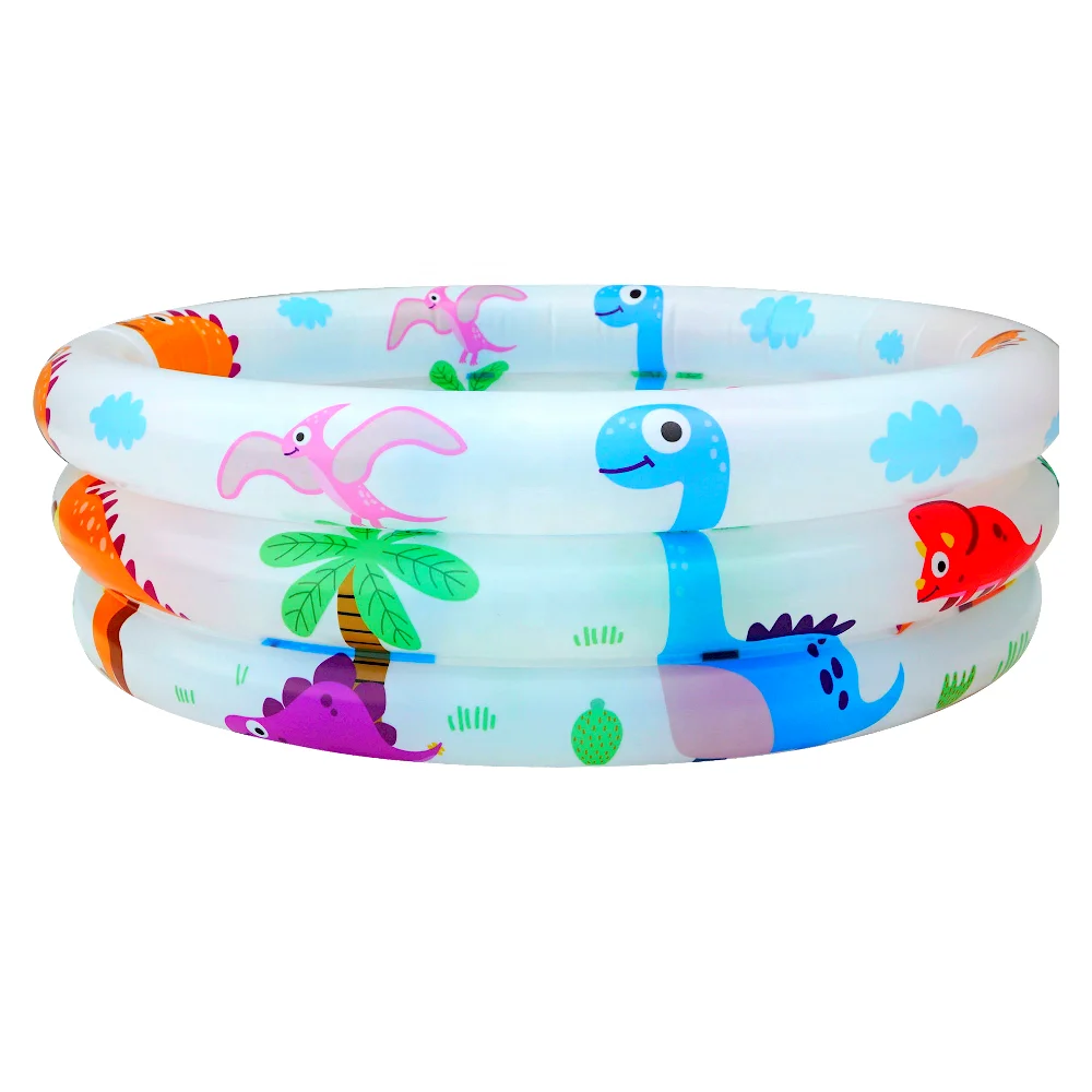 Round Swim Paddling Pool Accessory Inflatable Outdoor Kiddie Pool for Toddler Kid
