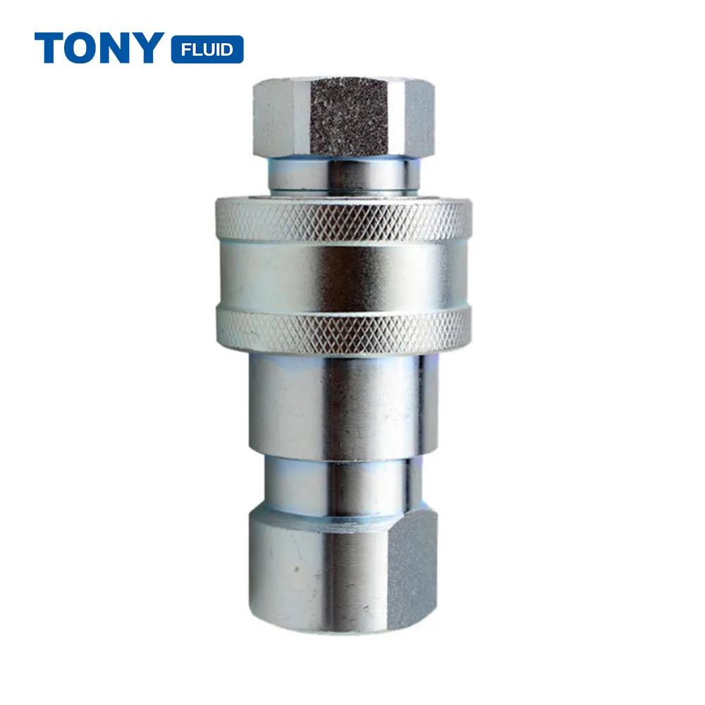 High Pressure 5000 Psi Carbon Steel Air Quick Connect Coupler Hydraulic Quick Coupling Fitting