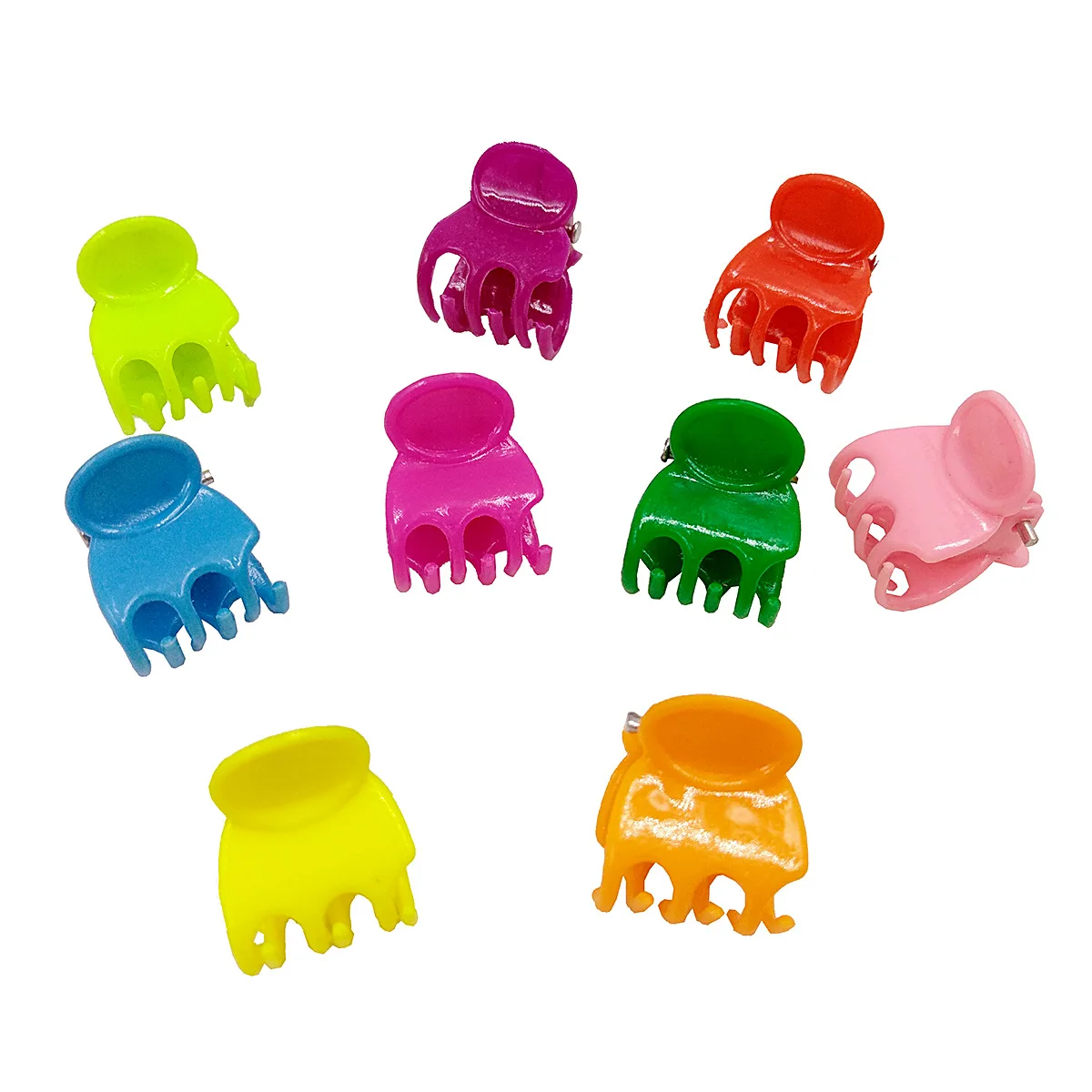 Small Hair Clips Pins Clamps Non Slip Tiny Plastic Jaw Clips Mini Hair Claw Clips for Girls and Women
