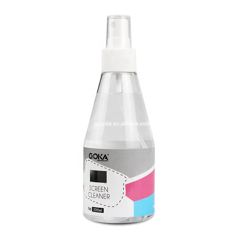 Брендовый настраиваемый нетоксичный очиститель ЖК-экрана ноутбука с салфеткой для чистки из микрофибры