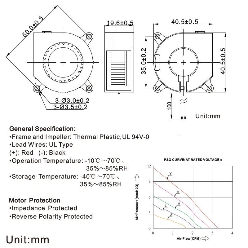 4020 Centrifugal Fans 6000 Rpm Air Dc Mini Blower Fan