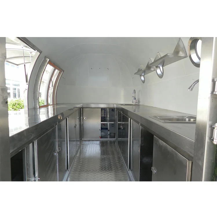 2022 Low Price dessert ice cream vending trailer / fast food cart With Street Car for sale