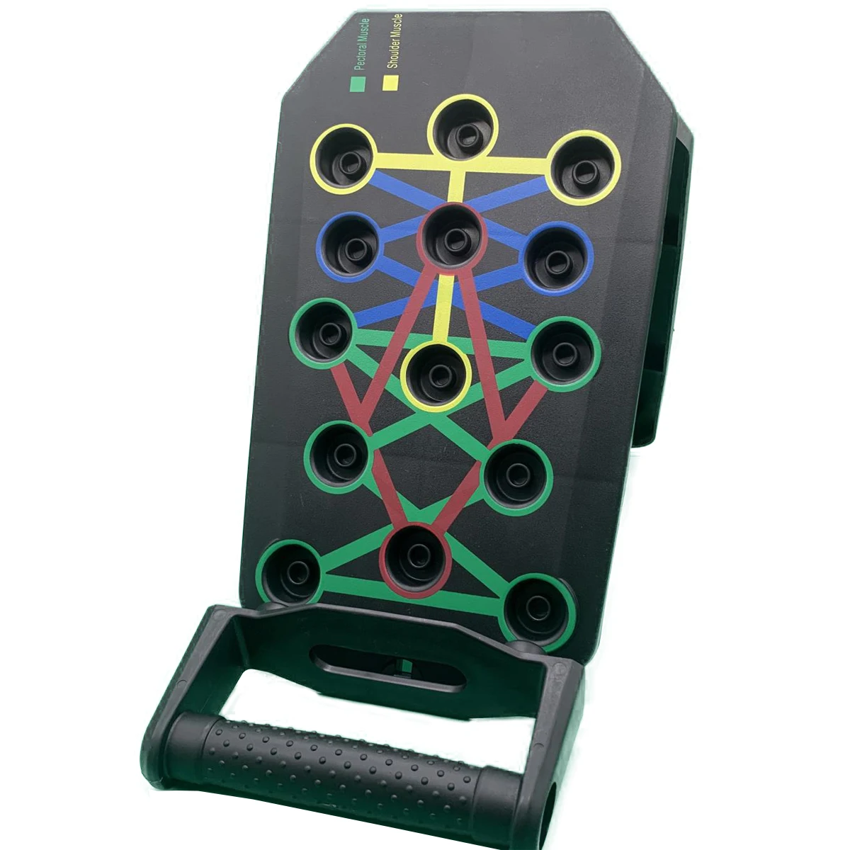 Gym Club Muscle Power Strength Training Folding Press Rack Push Up Board Fitness for Exercise