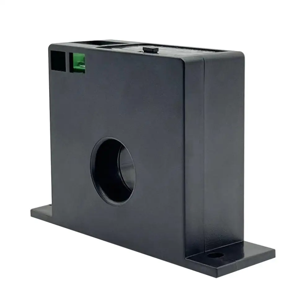AC Current Transducer,single phase ac current transducer din rail hall effect current sensor analog signal 4-20mA output