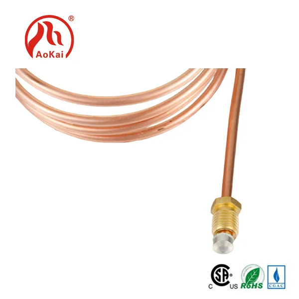 Barbecue thermocouple, flexible thermocouple
