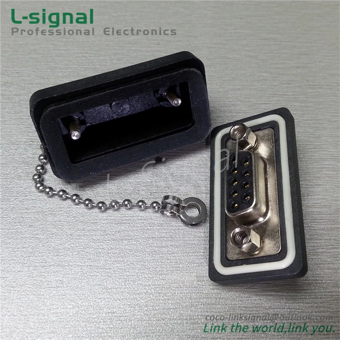Factory Supply High Quality DB9 Waterproof Hood D Sub Cover